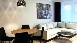Standard Apartment, 1 Bedroom | Living area - Szopy 5 - Gdańsk Riverside Apartment (Gdańsk)