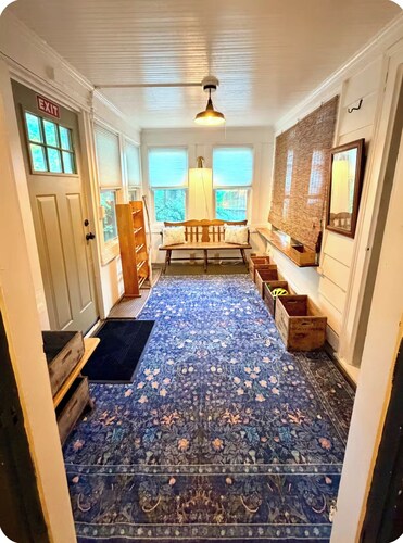 The Cottage on Mill Brook is walking distance to Berkshire East and the River.