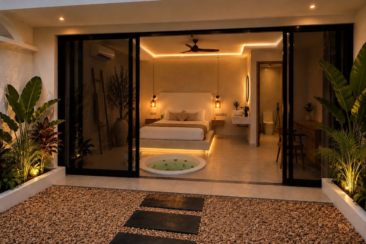 Deluxe Suite, Courtyard View | WiFi (free), bed sheets