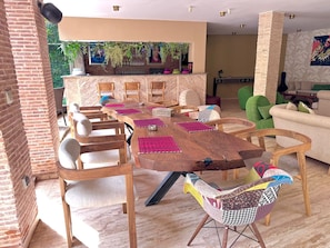 Dining - Beautiful 7-bedroom riad with AC in charming Marrakech (Marrakech)