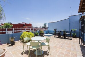 Outdoor dining - Casona Azul | Terrace + Groups + Washing machine (Puebla)