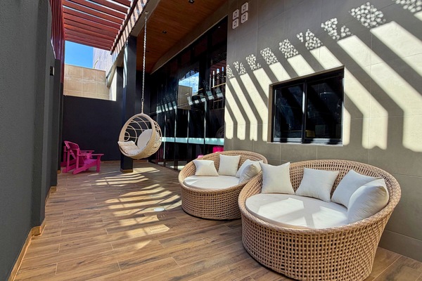 Lobby sitting area