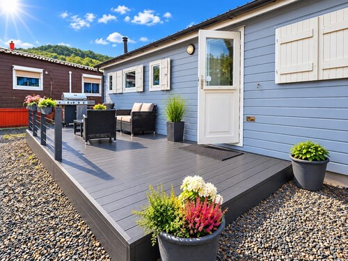 Tiny House an der Mosel - Chalet mit Terrasse - WLAN - Grill