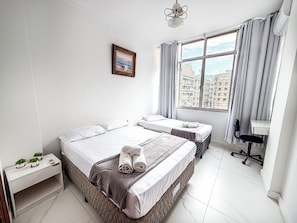 Comfort Apartment, 2 Bedrooms, Kitchen | Laptop workspace, iron/ironing board, free WiFi - StayHome Copacabana - Close to Beach (Rio de Janeiro)
