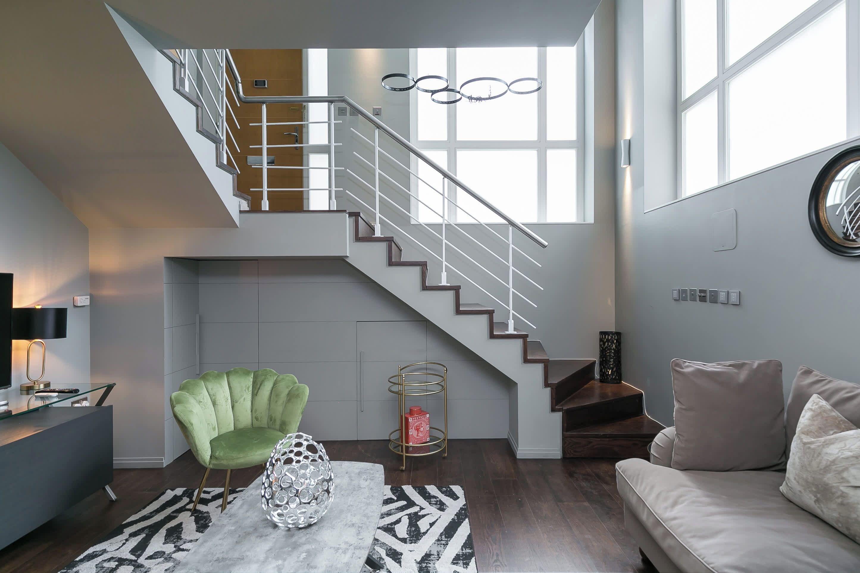 Appartement, 1 kingsize bed met slaapbank, keuken, uitzicht op de stad (Stukeley 2) | Woonruimte