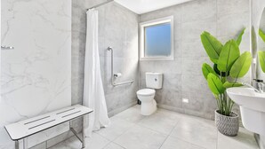Casa, vista para a montanha | Banheiro | Toalhas de banho 