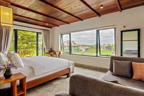 Deluxe-Doppelzimmer, Balkon | Hochwertige Bettwaren, Minibar, Schreibtisch
