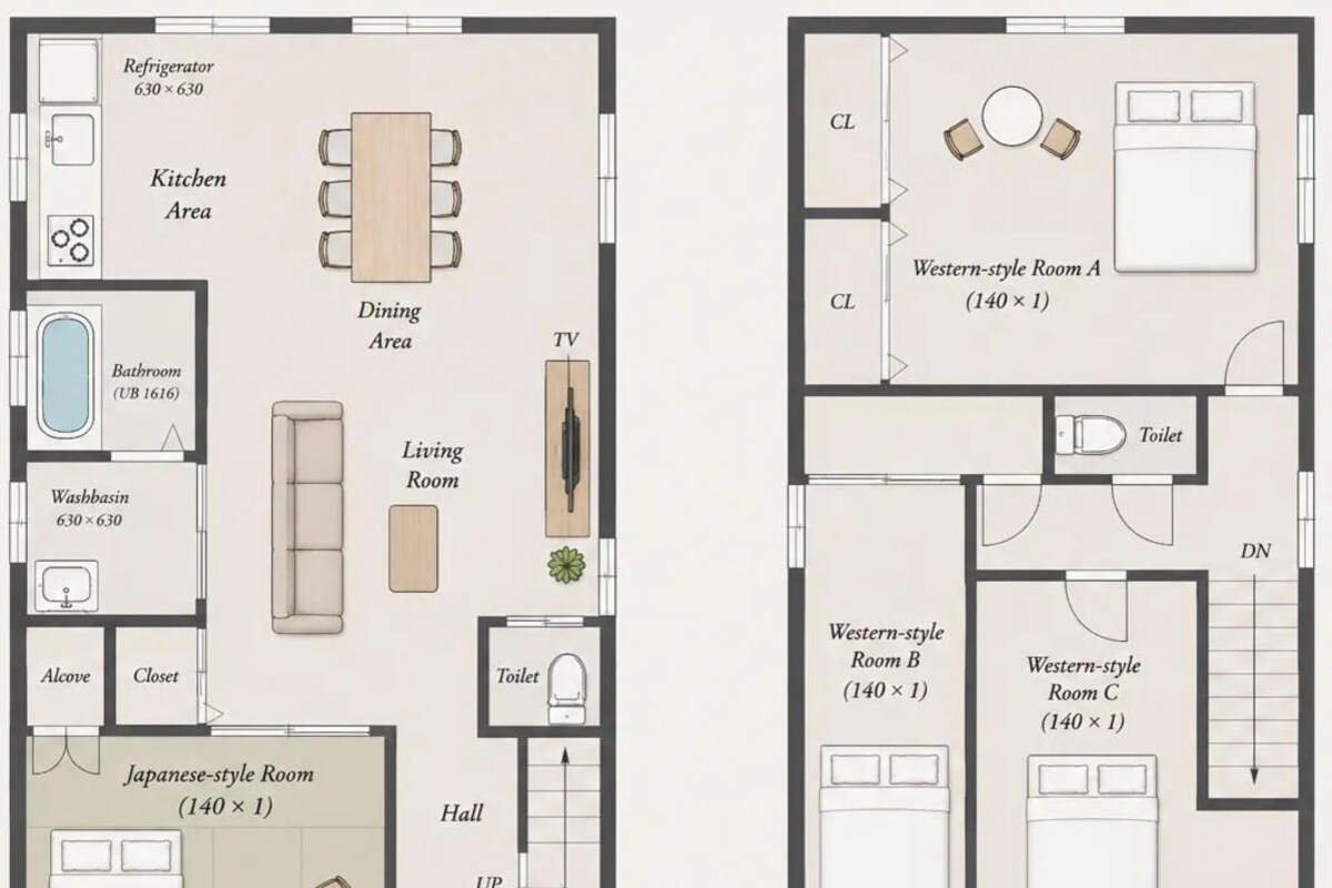 Casa Confort, balcón, vista a la ciudad | Plano