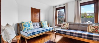 Historic Victorian + Balcony | Firepit + BBQ + Fenced Yard | The Painted Lady