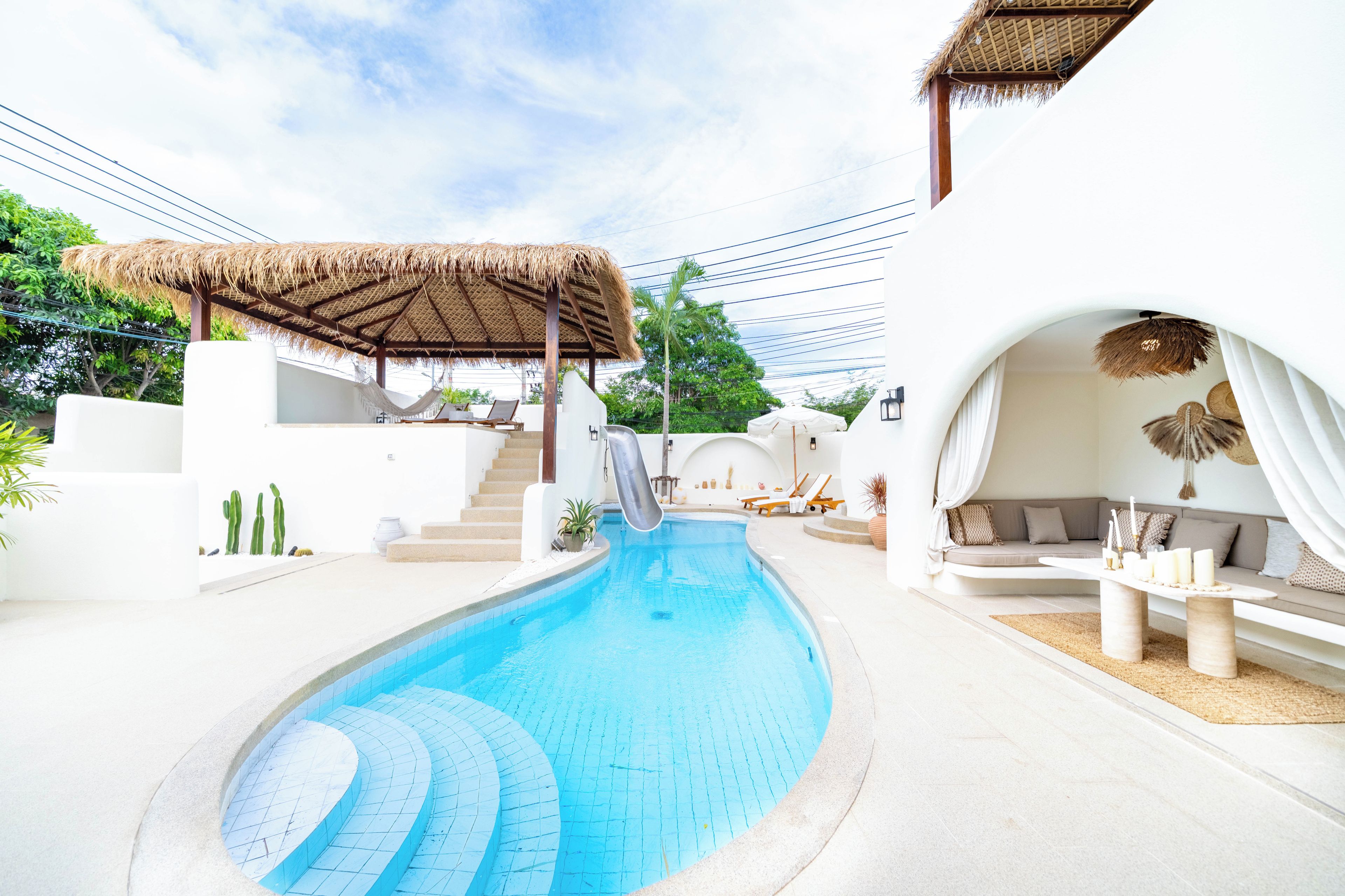 Family Villa, 4 Bedrooms, Private Pool | Desk, laptop workspace, free WiFi