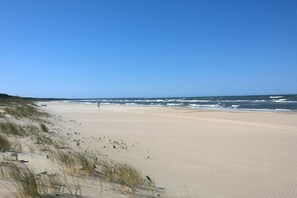 A beach with sand dunes and the ocean. - Holiday apartment with 3 bedrooms (Zinnowitz)