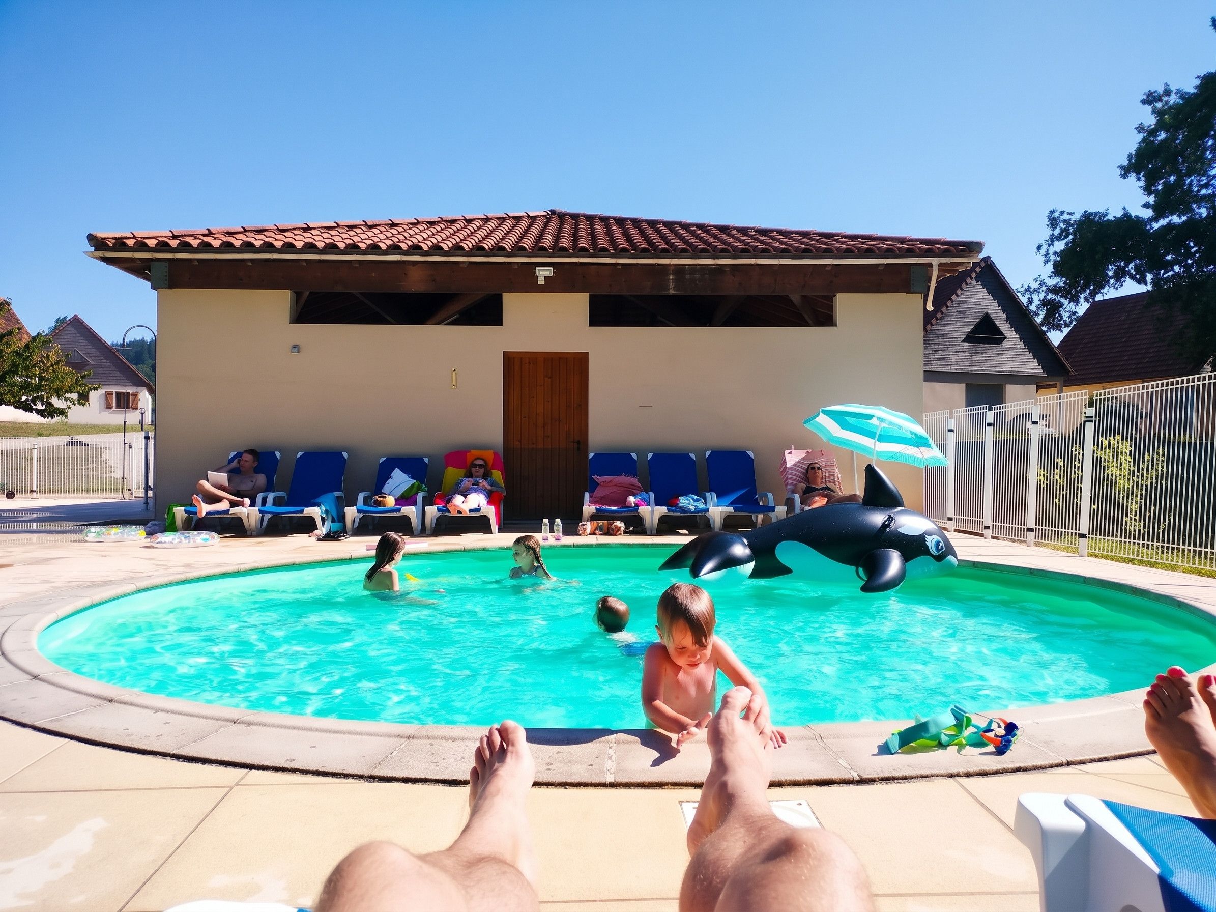 Swimming pool view