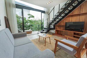 Living area - Luxury & Serenity 2bd apt retreat, 1 km from beach (tulum)
