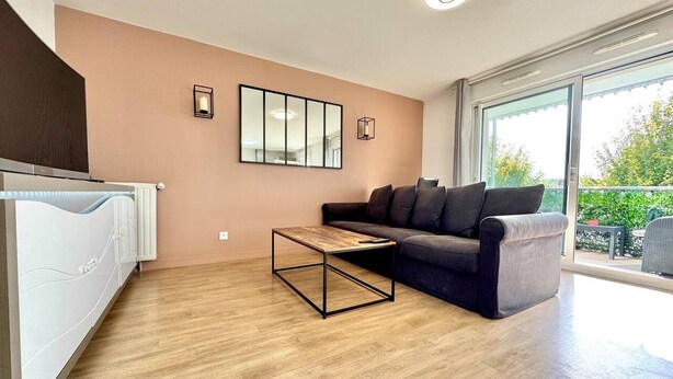 Living area - L'atelier Chic - Balcony, Netflix, parking, 2-room apartment (Lanester)