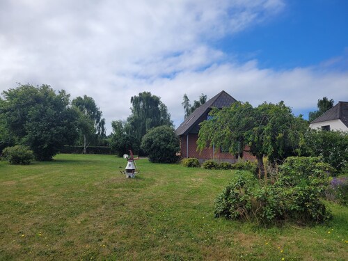 A lovely, spacious house ideal for families and anglers. Near Ristinge Klint.