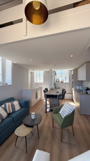 Living area - Appartement La Brise - Vue mer (Saint-Malo)