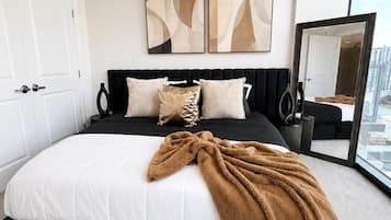 Iron/ironing board, WiFi, bed sheets