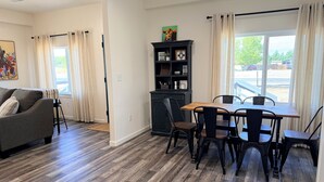 Dining - Brand New! Two Bedroom Farmhouse, 2 Queens + 2 Twin air mattresses by request. (Fallon)