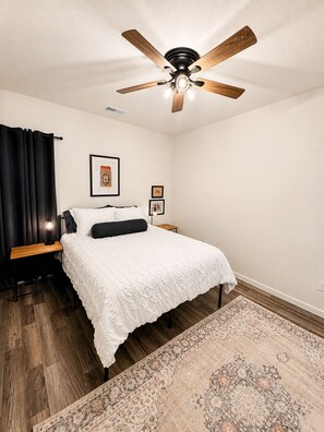 Unclassified image, 3 of 34, button - Brand New! Two Bedroom Farmhouse, 2 Queens + 2 Twin air mattresses by request. (Fallon)