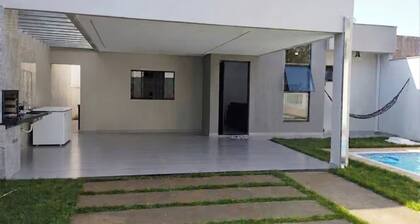 Casa aconchegante com Piscina Aquecida e Área Gourmet.