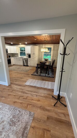 Dining - Pine and Pond Retreat, Redone 3 bedroom house in Rindge perfect private getaway. (Rindge)