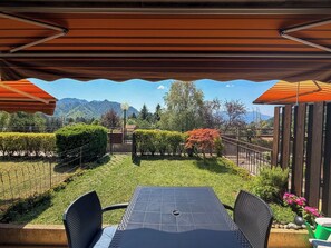Outdoor dining - Vrbo Property (Castione della Presolana)