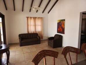 Living area - Casa Amarilla & Pool at Playa Tesoro (Salinas Grandes)