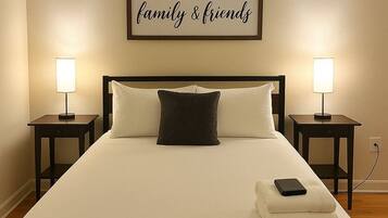 Iron/ironing board, travel cot, WiFi, bed sheets