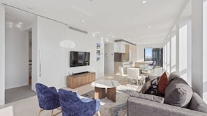 Living area - Esplanade Soul Apartment 6104 (Surfers Paradise)