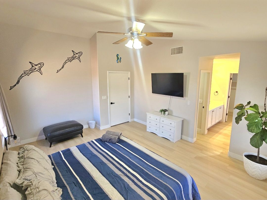 3 bedrooms, iron/ironing board, free WiFi, bed sheets