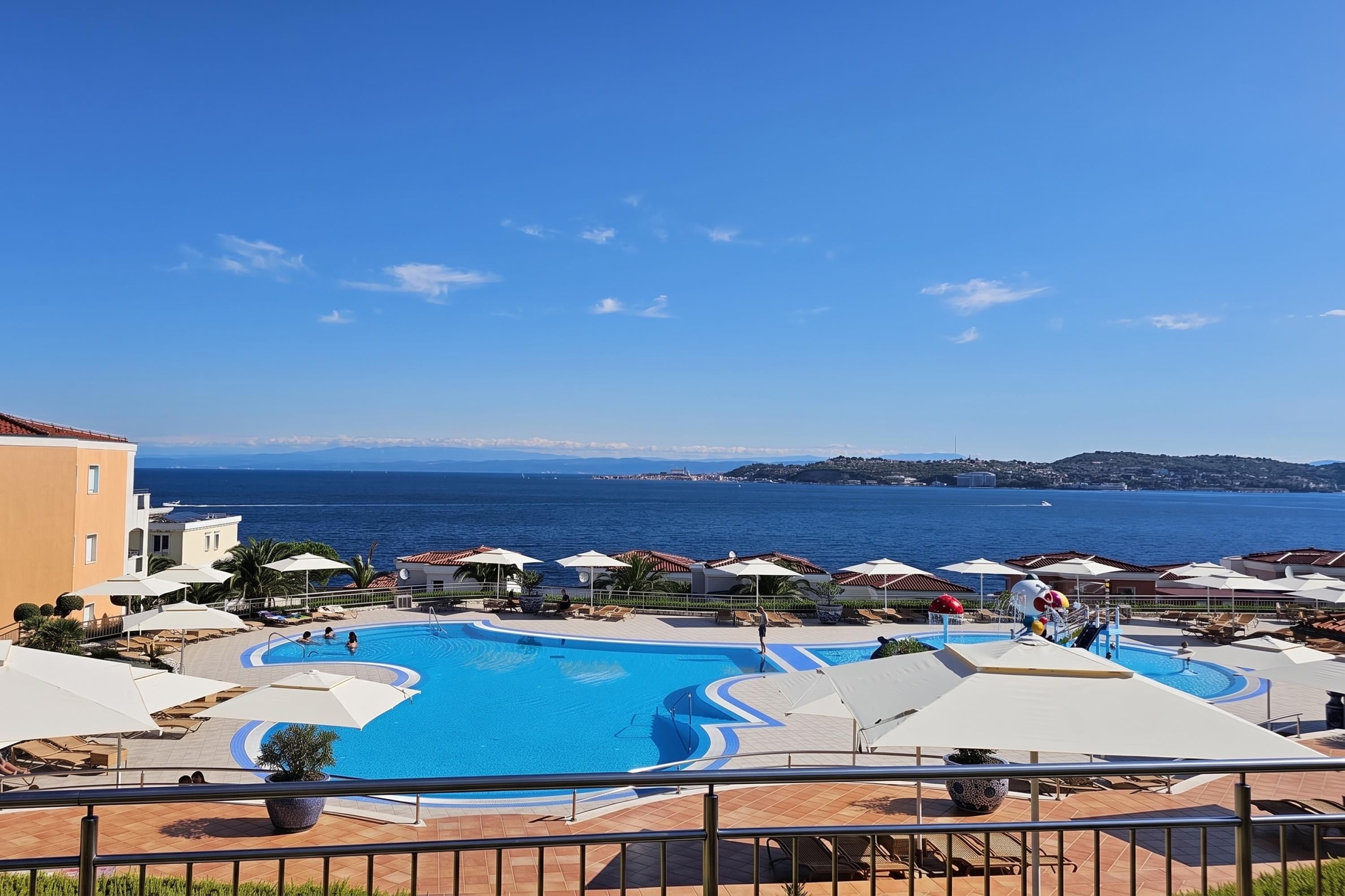 Honeymoon Apartment, 1 Bedroom, Balcony, Sea Facing (Residence Skiper Savudrija Apt 153) | Pool