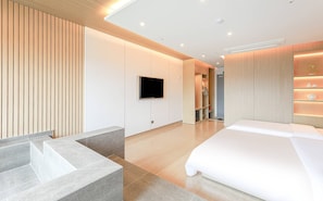 Chambre Premium avec lits jumeaux, vue lac