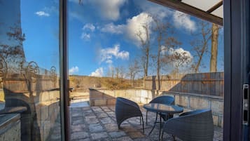 Basic Double Room, Hill View | Outdoor dining