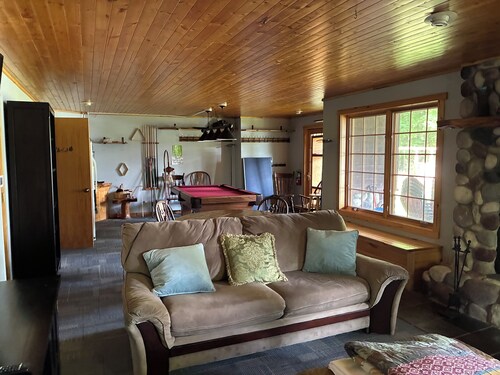 Lake Front Home !! Private Pier, On Snowmobile Trail w/ Trailer Parking
