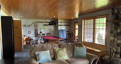 Lake Front Home !! Private Pier, On Snowmobile Trail w/ Trailer Parking