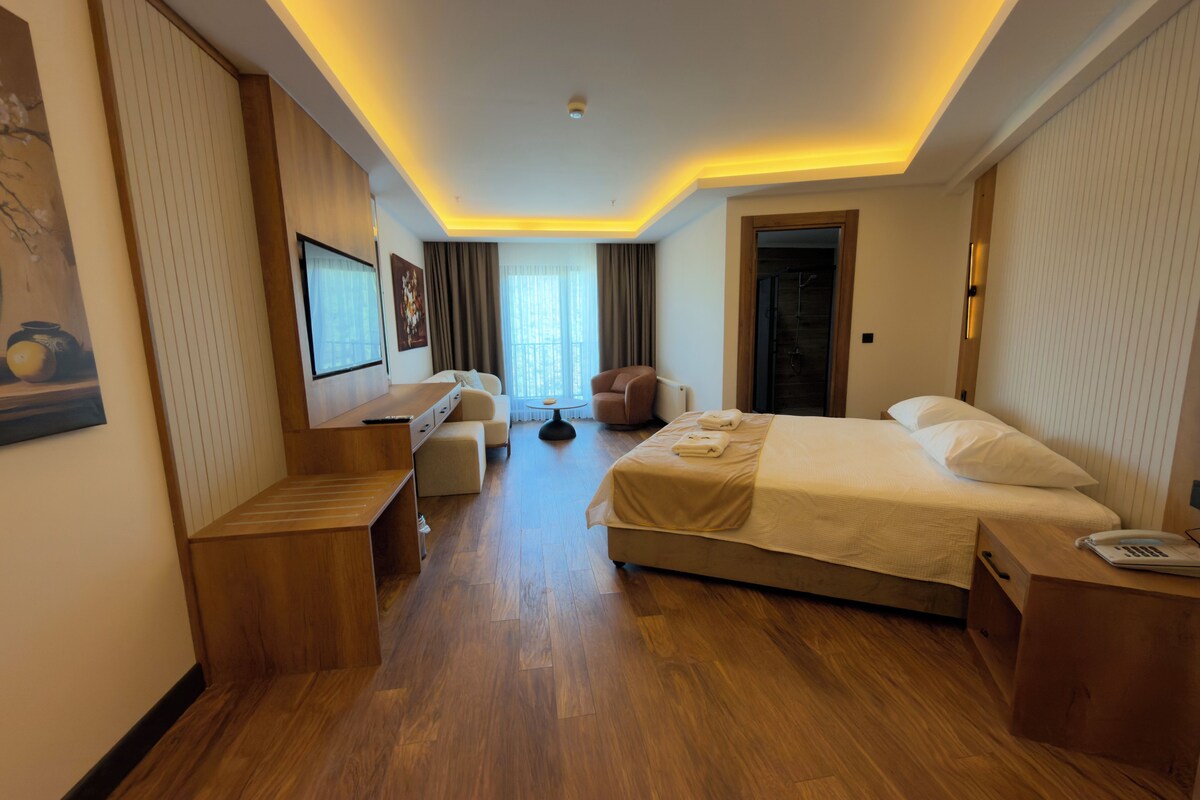 Suite Deluxe | Una scrivania, postazione laptop, Wi-Fi gratuito