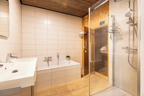 Unclassified image, 5 of 15, button - Enjoy a wonderful stay in this Wellness Apartment with private sauna with 6 people. (Midsland)