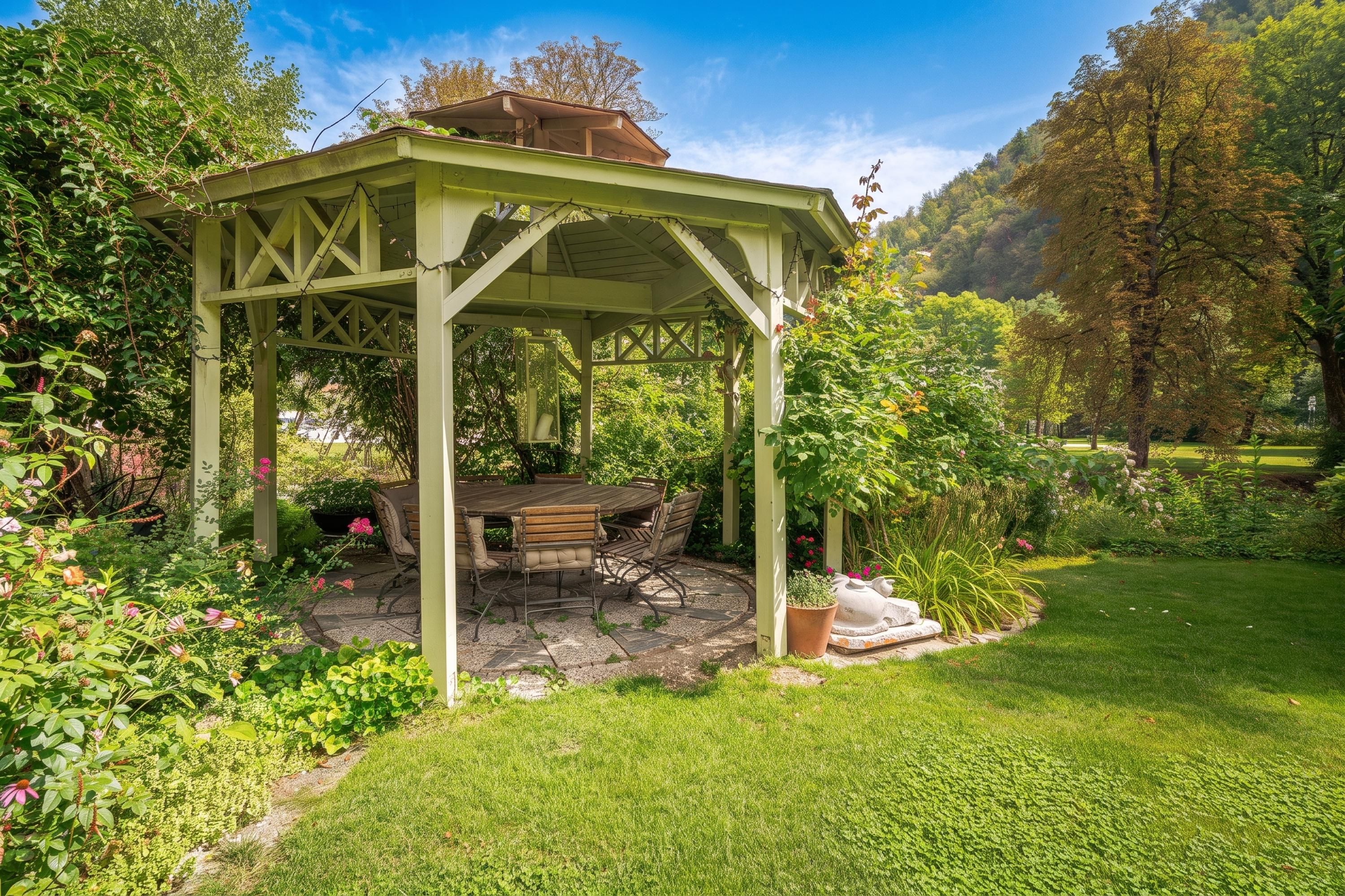 Family House, 4 Bedrooms, 2 Bathrooms (Jana's Garden House with Hot Tub) | Outdoor dining