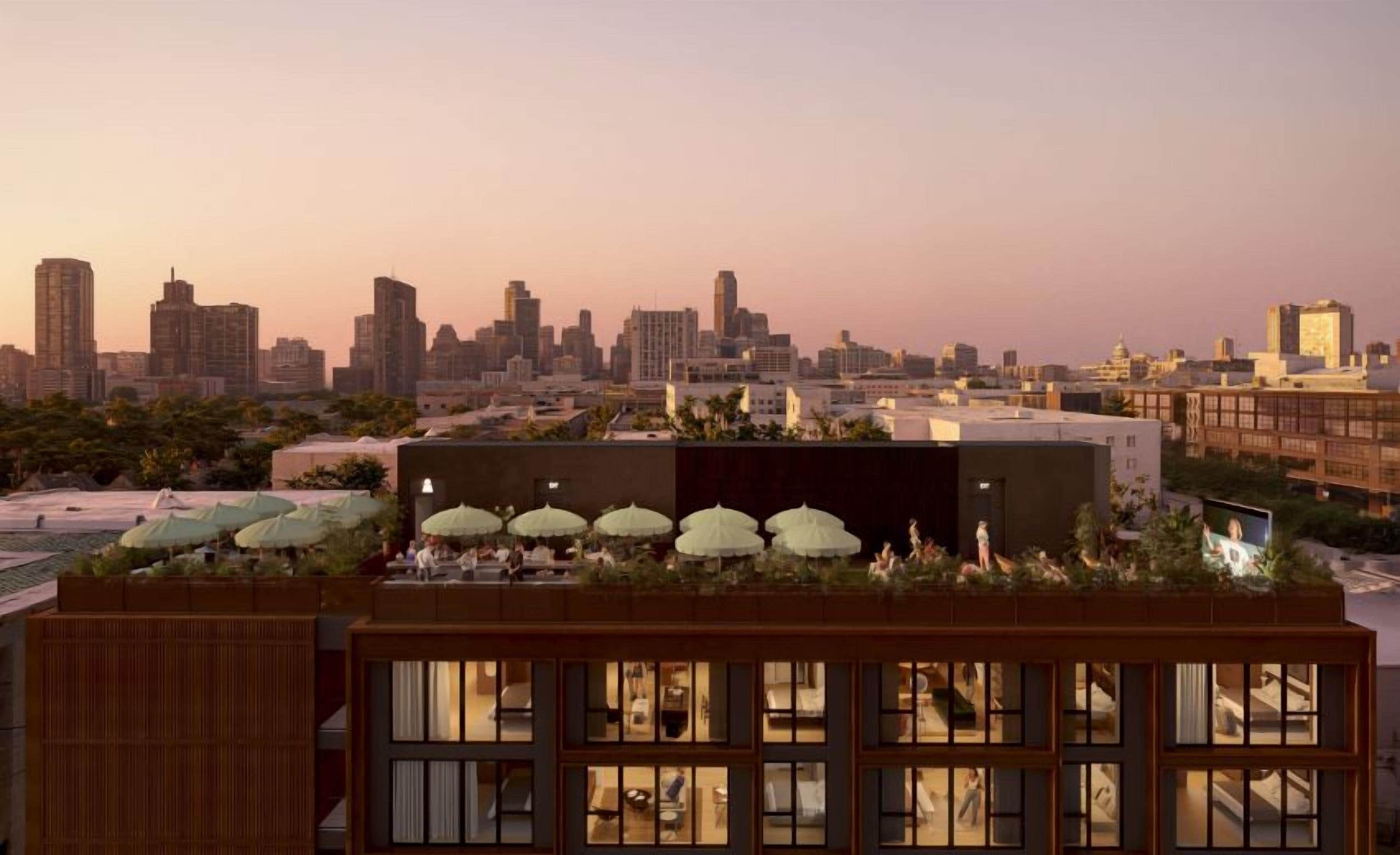 Rooftop terrace