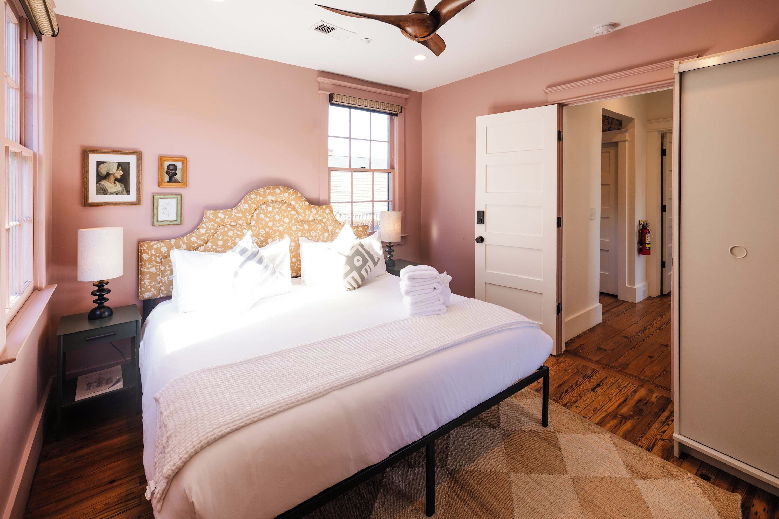 Iron/ironing board, travel crib, WiFi, bed sheets