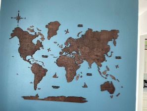 A world map with a compass rose in the upper left corner. - Lovely 2 Bedrooms Apartment With Terrace, Small Pool Share (San Juan)