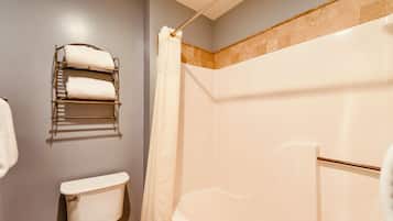 Hair dryer, towels