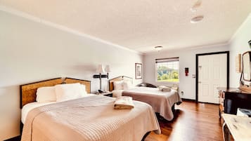 Desk, iron/ironing board, WiFi (free), bed sheets