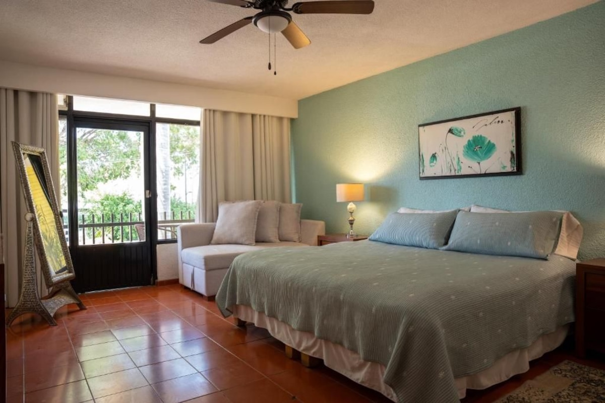 Blackout drapes, iron/ironing board, WiFi (free)