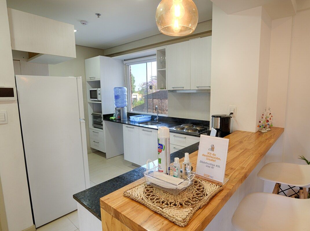 fully equipped kitchen