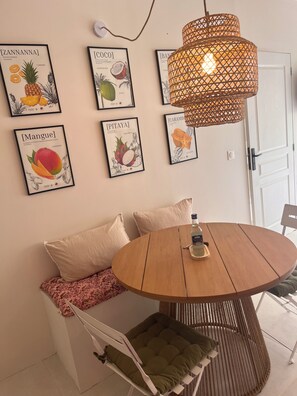 Dining - Bohème Chic Ste-Anne Vacation Rental near the Bois Jolan Lagoon (Sainte-Anne)