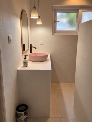 Bathroom - Bohème Chic Ste-Anne Vacation Rental near the Bois Jolan Lagoon (Sainte-Anne)