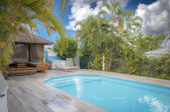 Pool - Bohème Chic Ste-Anne Vacation Rental near the Bois Jolan Lagoon (Sainte-Anne)
