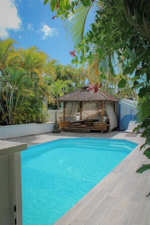 Pool - Bohème Chic Ste-Anne Vacation Rental near the Bois Jolan Lagoon (Sainte-Anne)