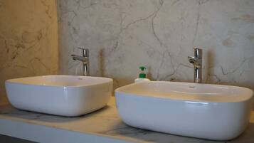 Towels, soap
